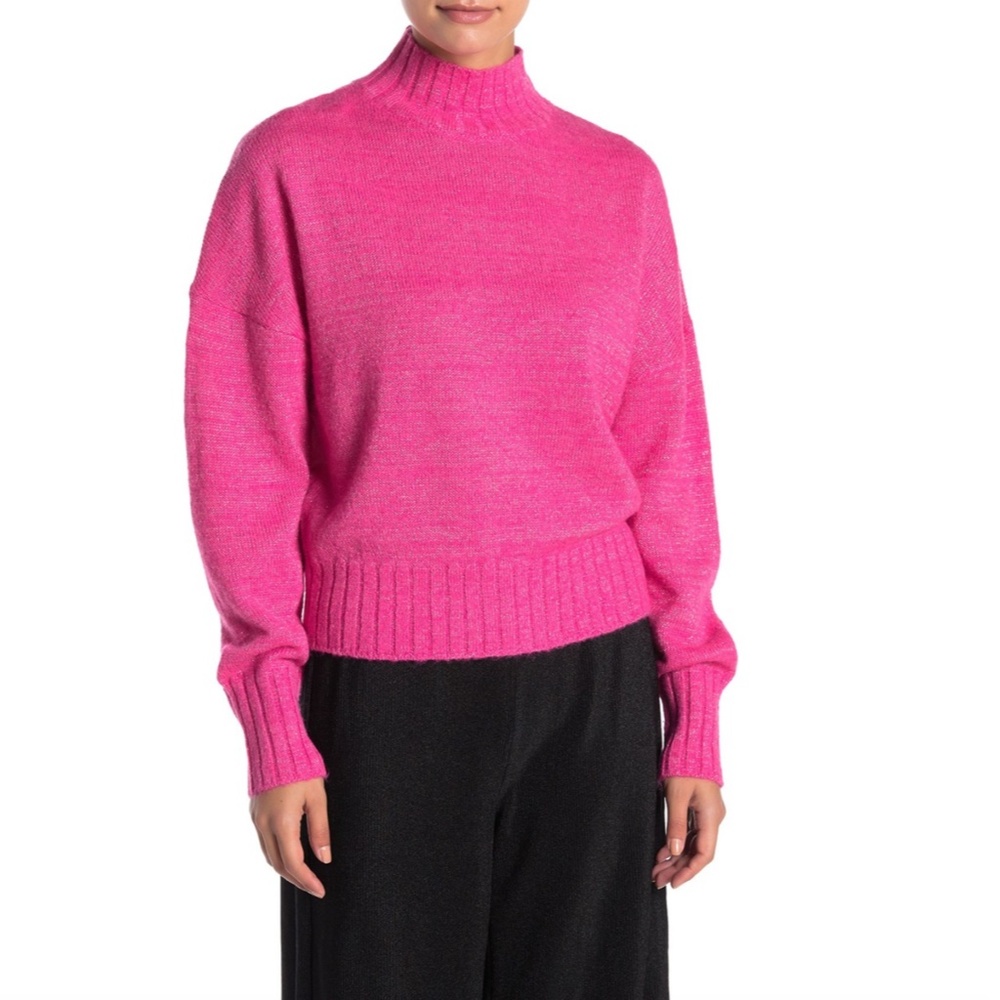 NSR Mock Neck Knit Sweater